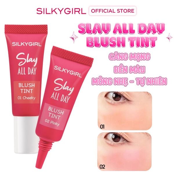 Má Hồng Kem Silkygirl Slay All Day Blush Tint 10ml
