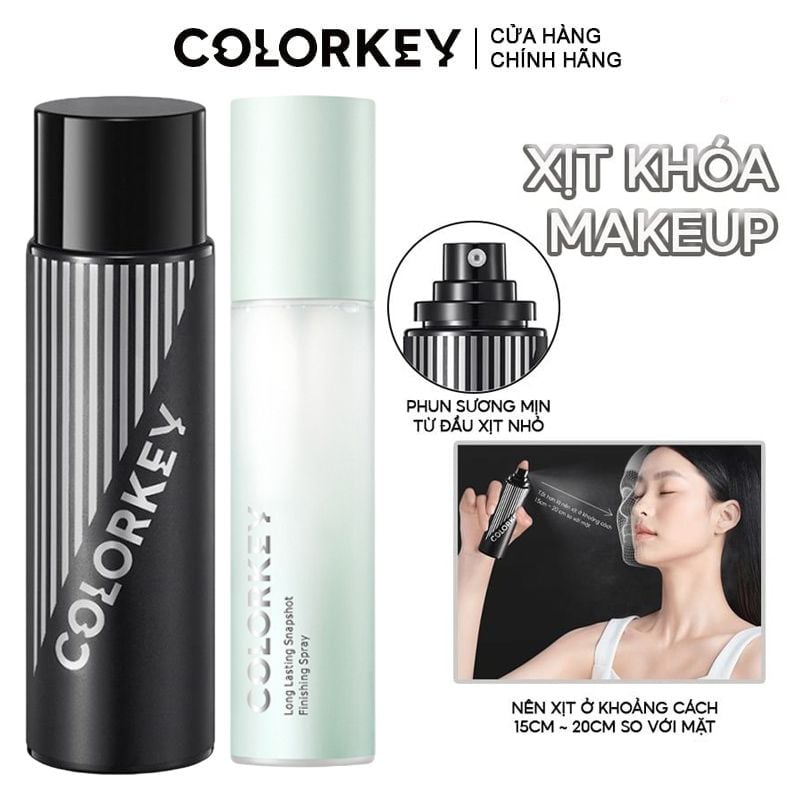 Xịt Khóa Makeup Colorkey Lâu Trôi Spray 100ml