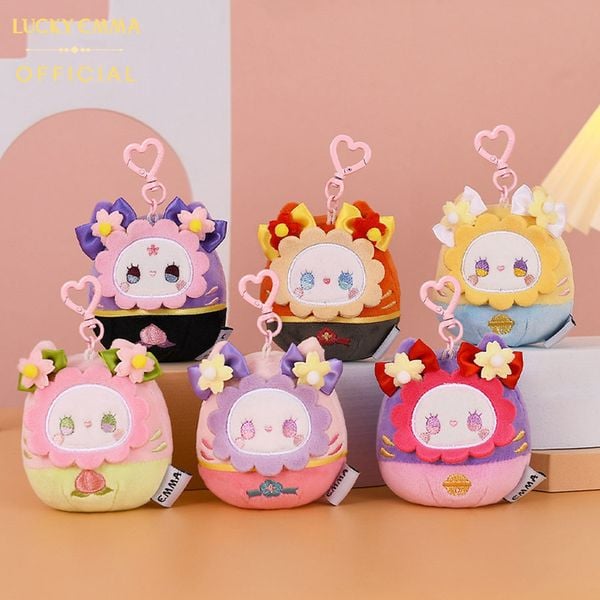 Móc Khóa Gấu Bông Túi Thơm Lucky Emma Tumbler Fragrance Keychain Blind Box - EM26001