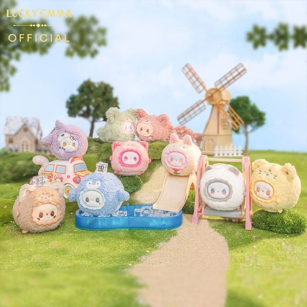 Móc Khóa Gấu Bông Lucky Emma RuaRua Zoo Tuan Tuan Blind Box - MJ-000067