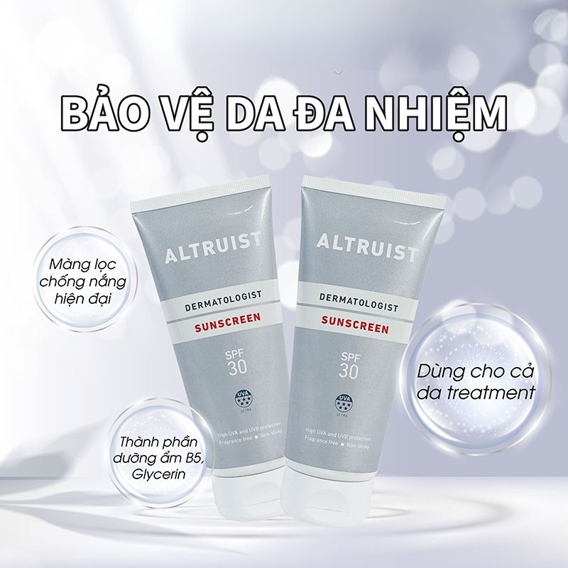 Kem Chống Nắng Altruist Dermatologist Sunscreen
