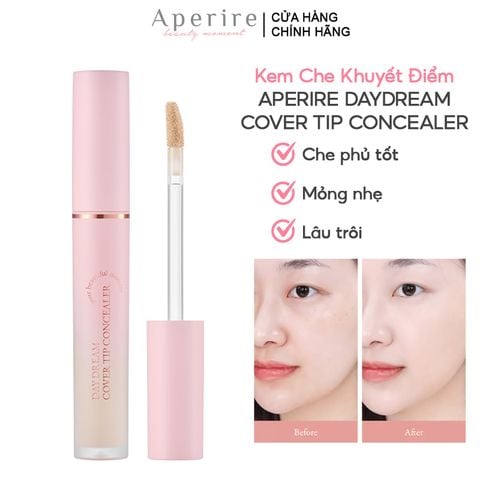 Kem Che Khuyết Điểm Aperire Mỏng Nhẹ, Lâu Trôi Daydream Cover Tip Concealer 4.5ml