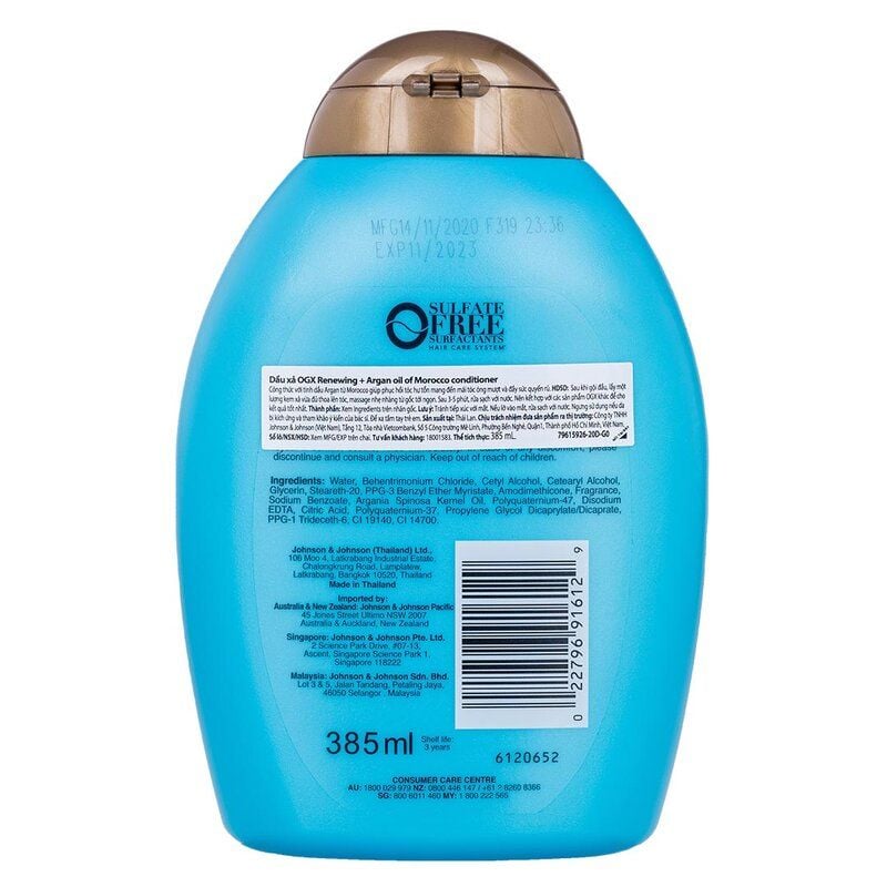 Dầu Xả Giàu Dưỡng Chất Chăm Sóc Tóc OGX Conditioner 385ml