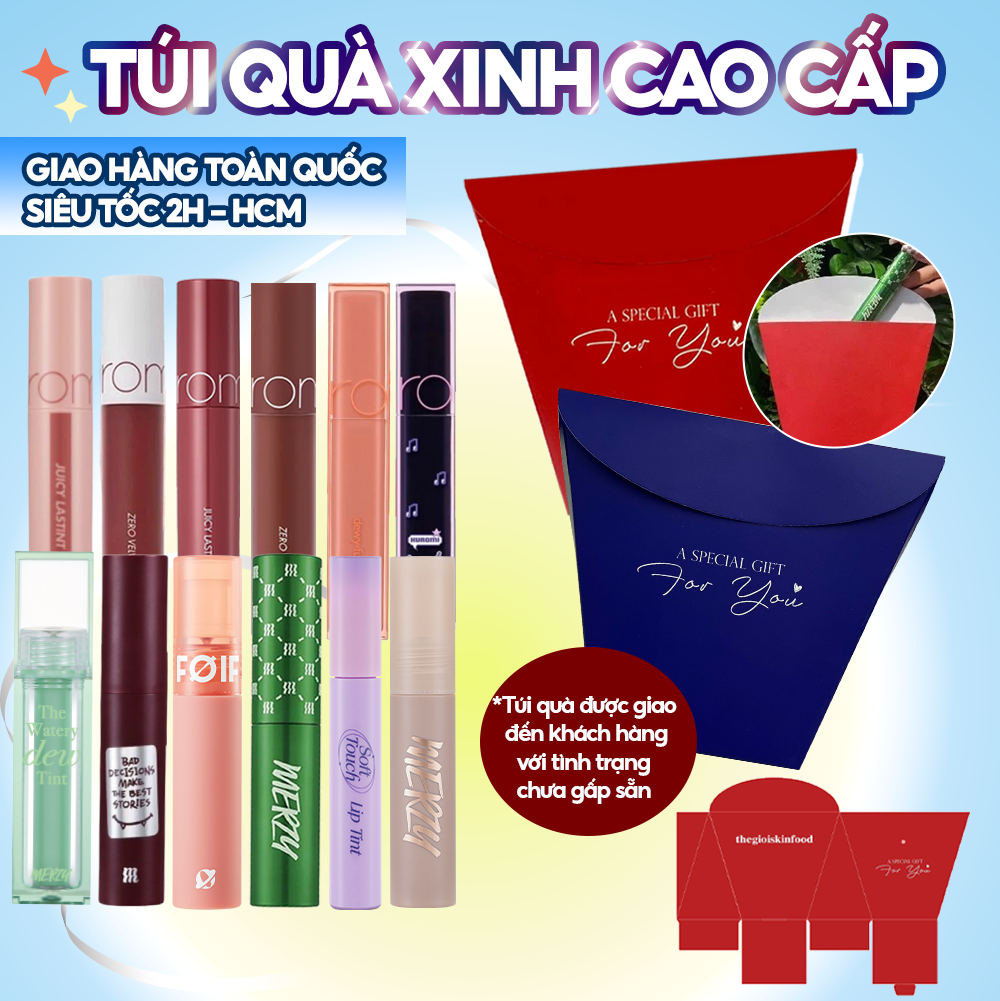 Combo Túi Quà Cao Cấp A Special Gift For You Và Son Môi