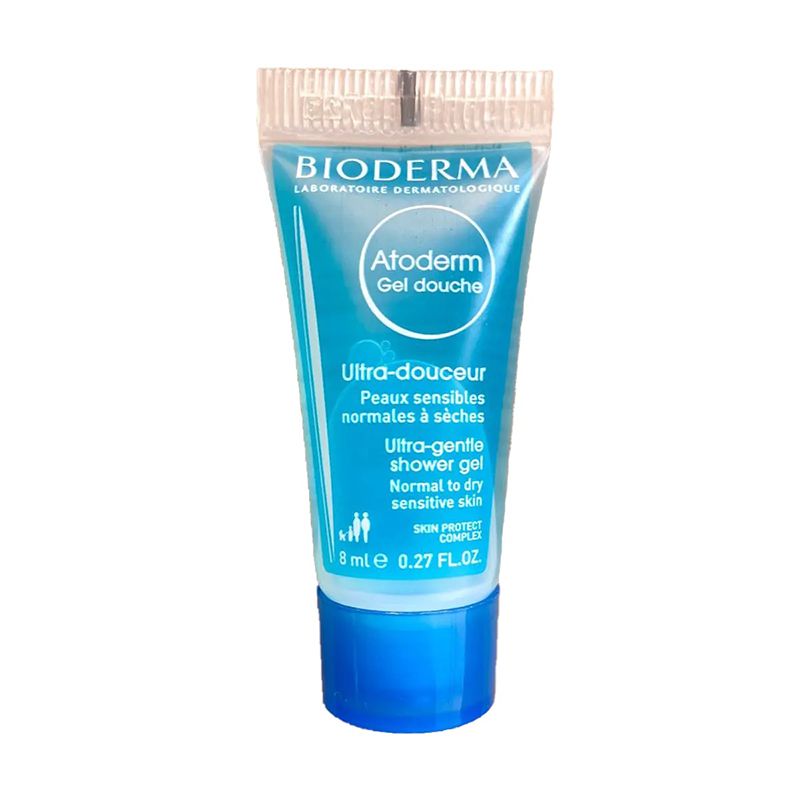 Gel Rửa Mặt & Tắm Gội Dịu Nhẹ Cho Da Thường, Da Khô, Nhạy Cảm Bioderma Atoderm Gel Douche 8ml