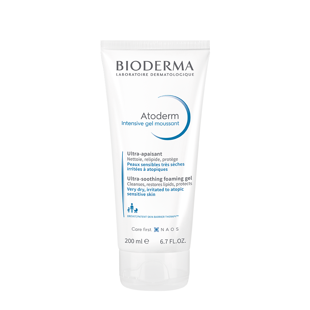 Gel Rửa Mặt Dành Cho Da Khô, Viêm Da Cơ Địa Bioderma Atoderm Intensive Gel Moussant