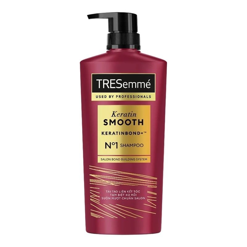 Dầu Gội Dưỡng Tóc Vào Nếp & Suôn Mượt TRESemmé Keratin Smooth Shampoo 640g