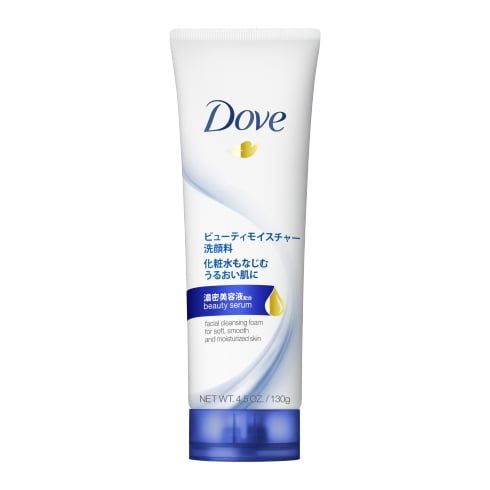 Sữa Rửa Mặt Tinh Chất Cấp Ẩm Giúp Da Mềm Mượt Dove Beauty Serum Facial Cleansing Foam For Soft, Smooth And Moisturized Skin 130g