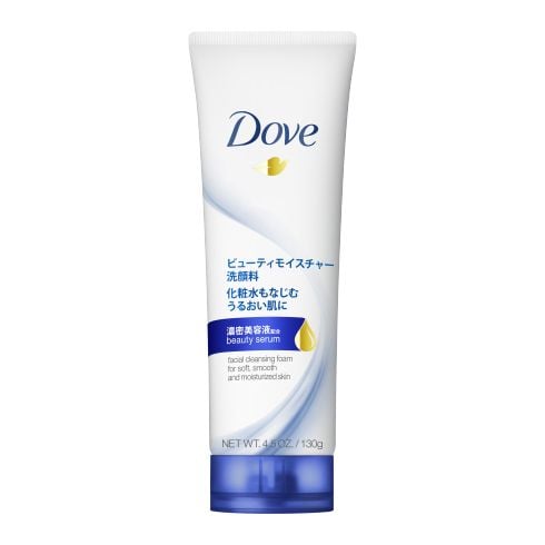 Sữa Rửa Mặt Dove  Tinh Chất Cấp Ẩm Giúp Da Mềm Mượt Beauty Serum Facial Cleansing Foam For Soft, Smooth And Moisturized Skin 130g