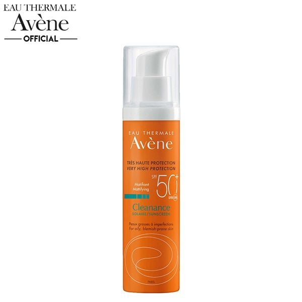 Kem Chống Nắng Bảo Vệ Rất Cao Cho Da Nhờn Mụn Avène Cleanance Sunscreen Very High Protection SPF50+ 50ml