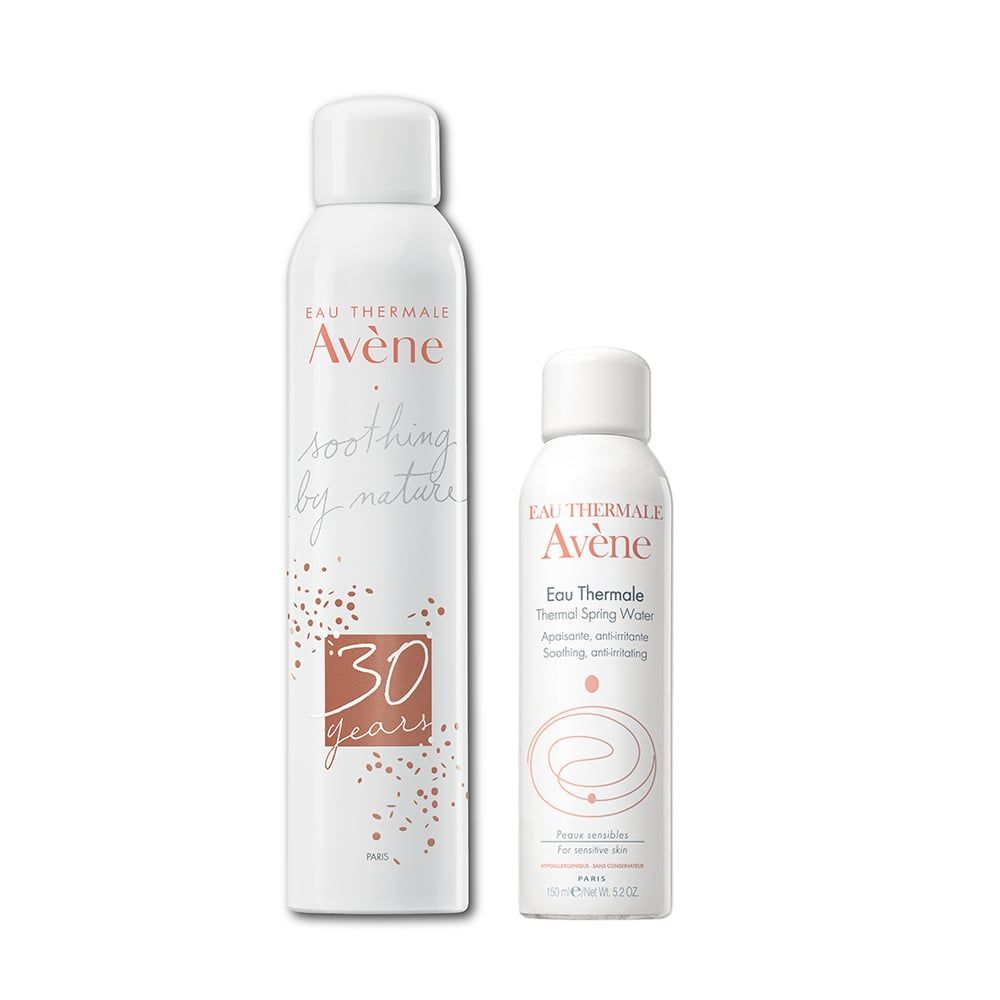 [Set 2 Chai 300ml + 150ml] Xịt Khoáng Làm Dịu, Hỗ Trợ Giảm Kích Ứng Da Avène Thermal Spring Water Set