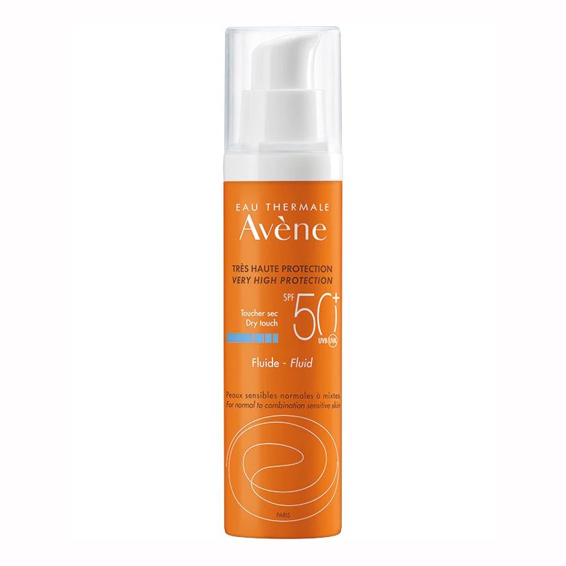 Kem Chống Nắng Dành Cho Da Thường, Da Hỗn Hợp Avène Very High Protection Fluid SPF50+ 50ml