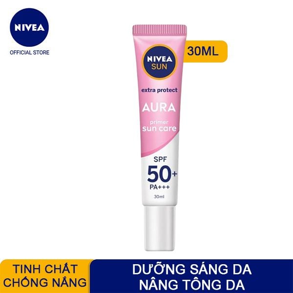Tinh Chất Chống Nắng Nivea Hỗ Trợ Dưỡng Sáng Da Sun Extra Protect SPF50+/PA+++ 30ml