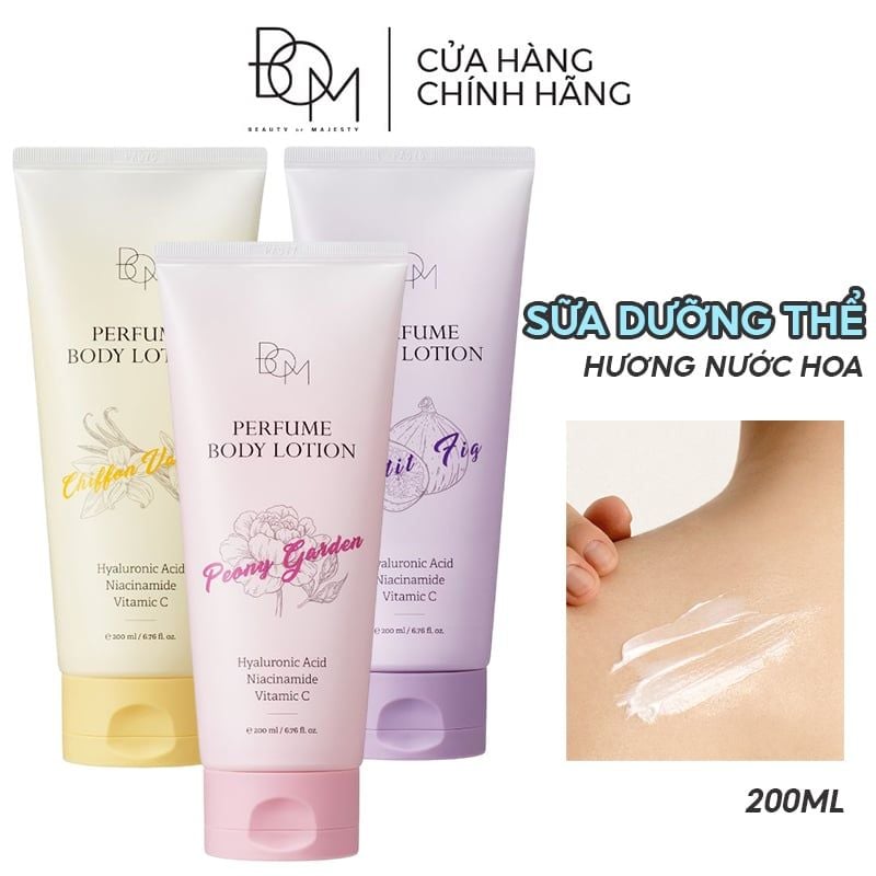 Sữa Dưỡng Thể B.O.M Hương Nước Hoa Perfume Body Lotion 200ml