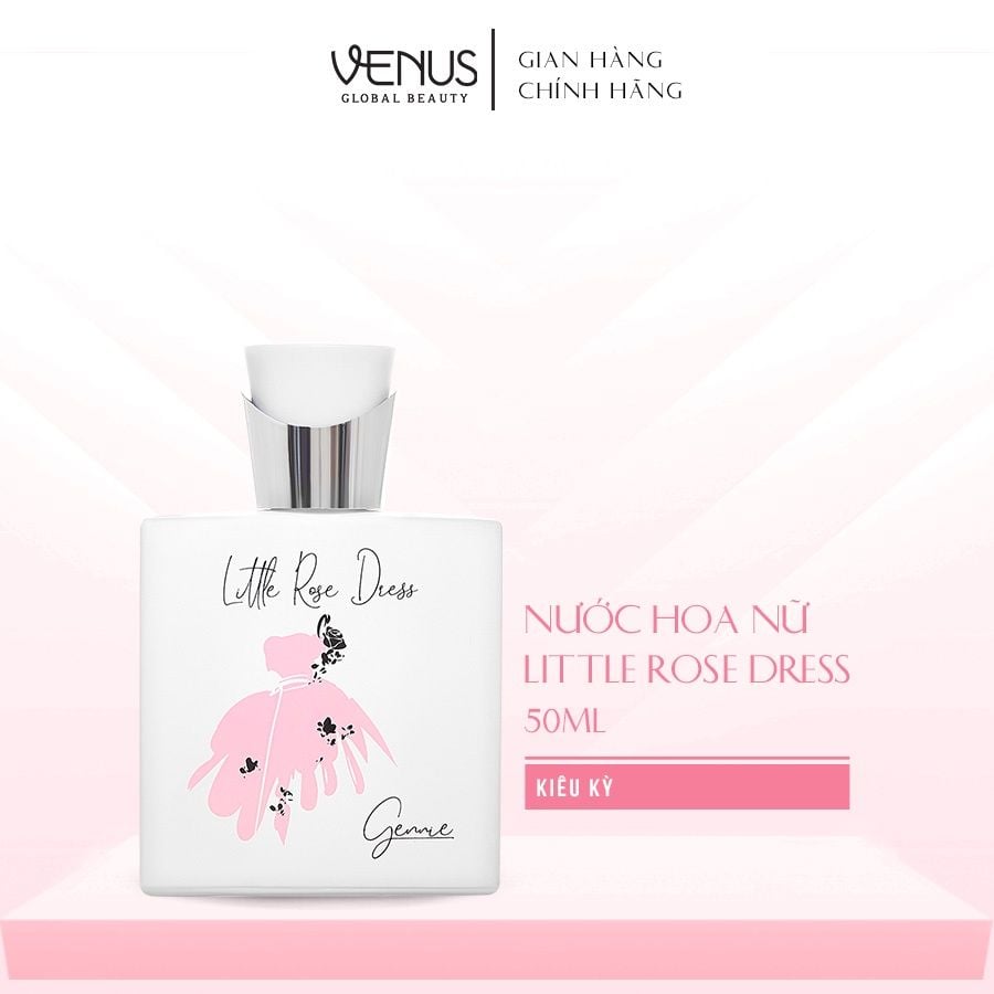 [Phiên Bản Giới Hạn] Nước Hoa Ngọt Ngào, Quyến Rũ Dạng Xịt Gennie Little Rose Dress For Her 50ml