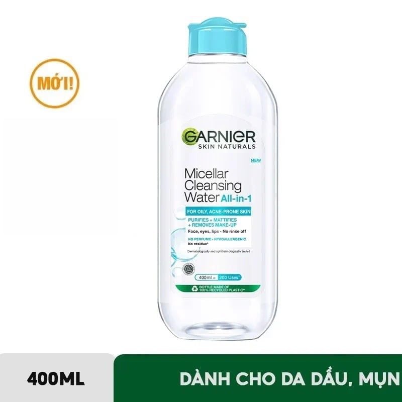 Nước Tẩy Trang Garnier Làm Sạch Sâu Micellar Cleansing Water