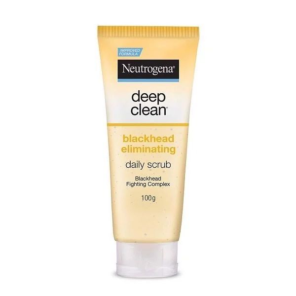 Sữa Rửa Mặt Tẩy Tế Bào Chết, Hỗ Trợ Giảm Mụn Đầu Đen Neutrogena Deep Clean Blackhead Eliminating Daily Scrub 100g