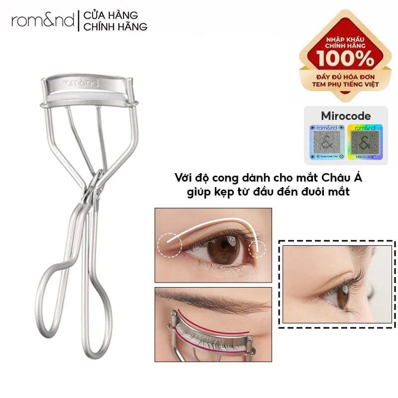 Bấm Mi Tạo Mi Siêu Cong Tự Nhiên Romand Han All Eyelash Curler