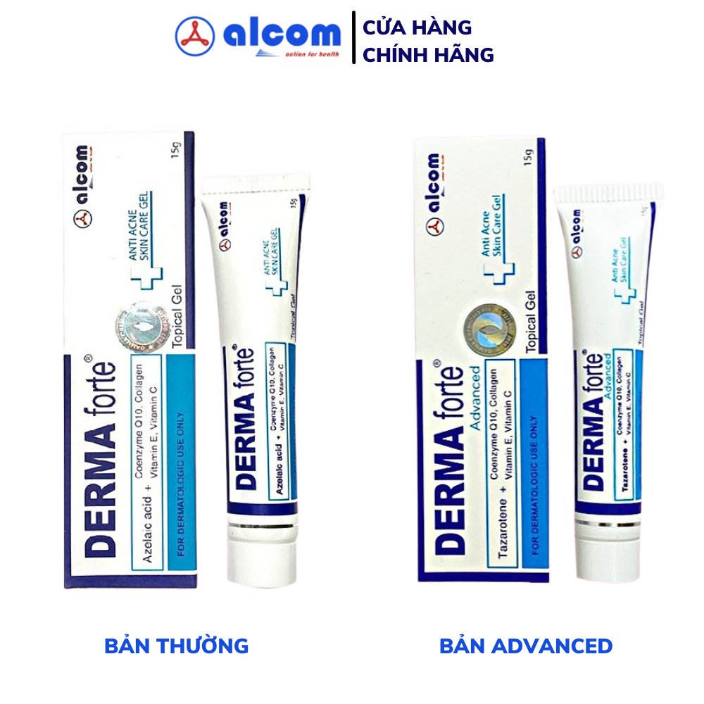 Gel Derma Forte Topical Gel 15g Hỗ Trợ Giảm Mụn, Giảm Thâm 15g