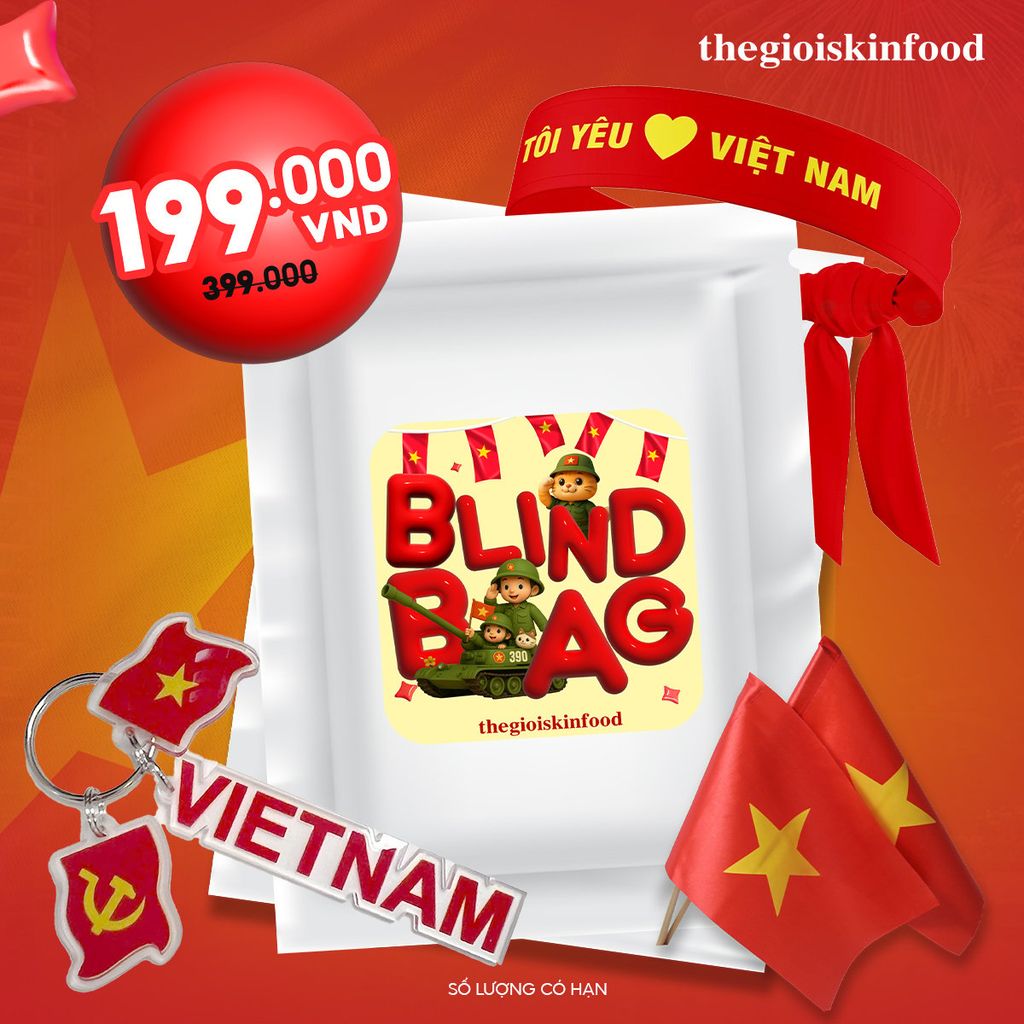 [NEW] BLIND BAG MỪNG ĐẠI LỄ  - MUA 1 ĐƯỢC 5 SẢN PHẨM BÍ ẨN