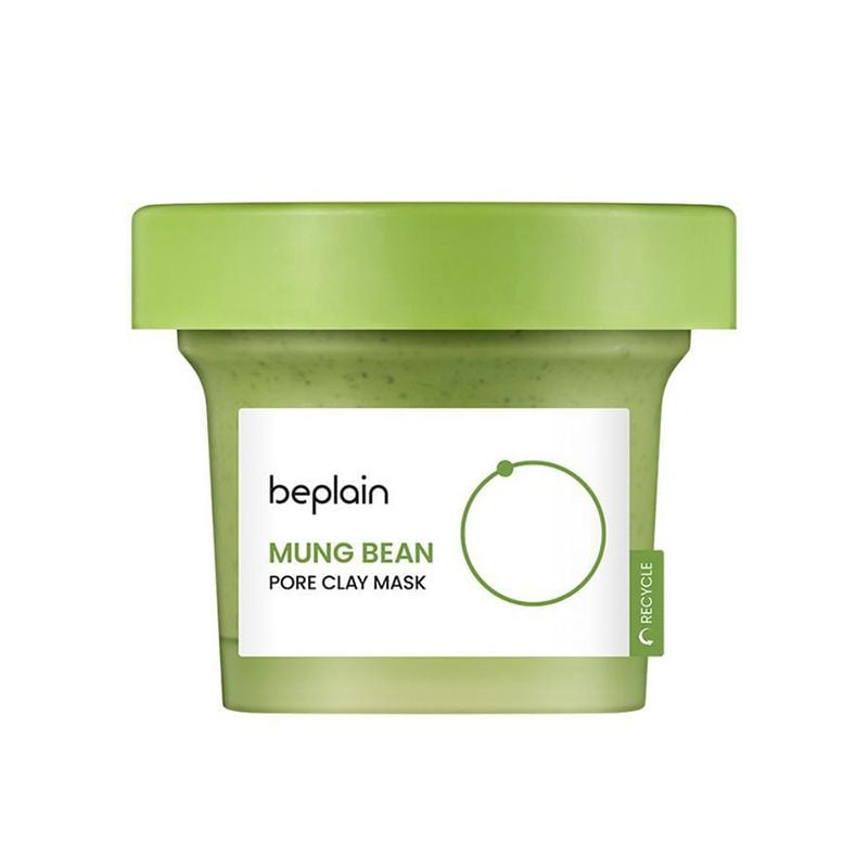 Mặt Nạ Đất Sét Beplain Thu Nhỏ Lỗ Chân Lông, Giảm Mụn Đầu Đen Mung Bean Pore Clay Mask 120ml