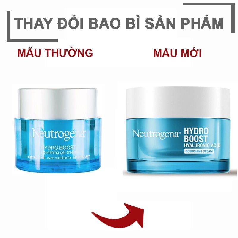 Kem Dưỡng Ẩm, Cấp Nước Giúp Da Mịn Màng Dành Cho Da Khô Neutrogena Hydro Boost Nourishing Gel Cream 50g