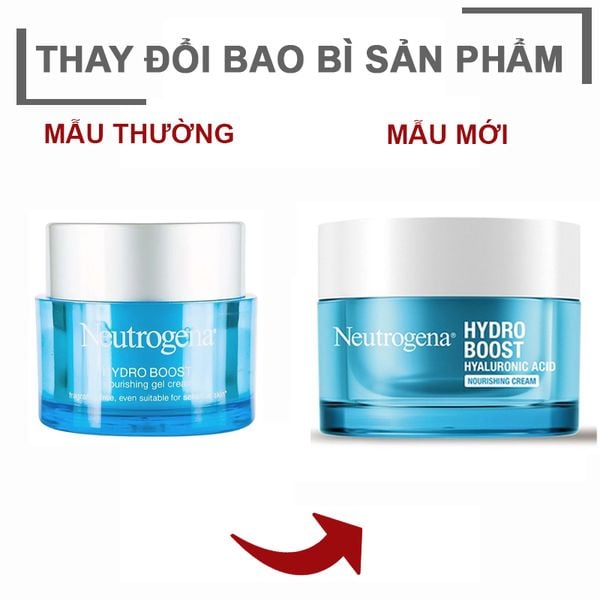  Kem Dưỡng Ẩm Neutrogena Cấp Nước Giúp Da Mịn Màng Dành Cho Da Khô Hydro Boost Nourishing Gel Cream 50g 