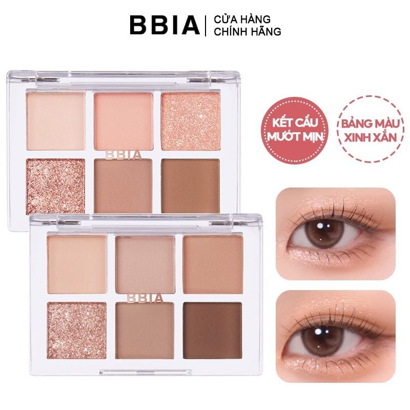 Bảng Phấn Mắt 6 Ô Siêu Xinh Bbia Ready To Wear Eye Palette 5g