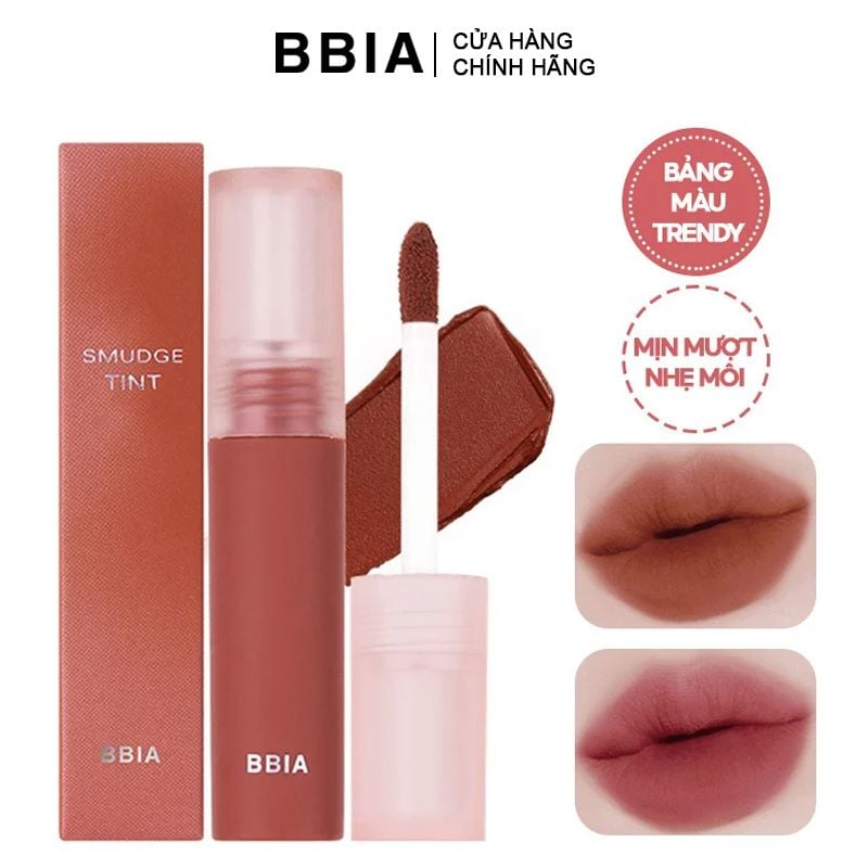 Son Kem Lì Mịn Môi Bbia Smudge Tint 3g (hàng sắp về)