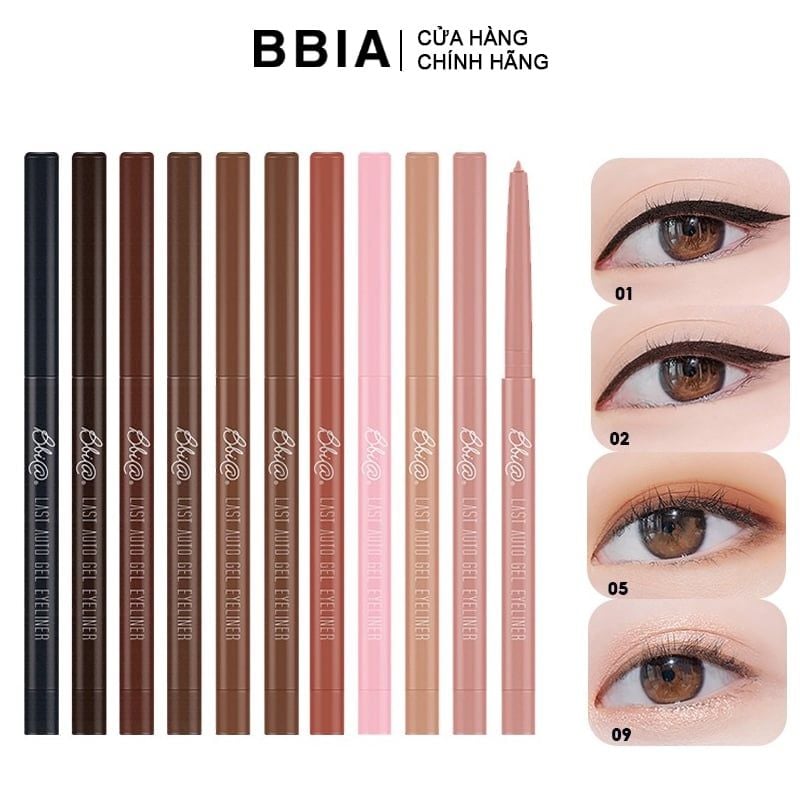 Chì Kẻ Mắt Dạng Gel Hàn Quốc Sắc Nét, Lâu Trôi Bbia Last Auto Gel Eyeliner 0.3g (hàng sắp về)