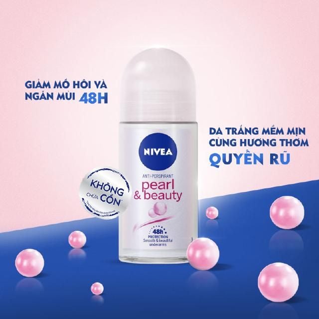 Lăn Khử Mùi Ngọc Trai Nivea Anti-Perspirant Roll On