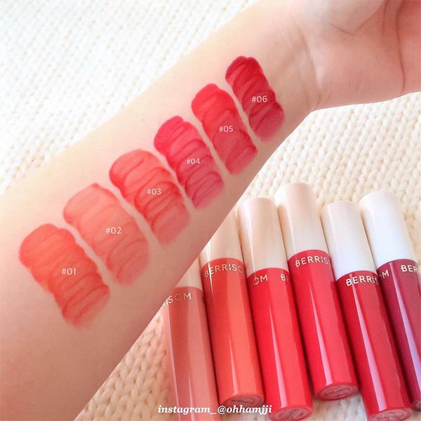  Son Tint Lì Berrisom Lên Màu Siêu Chuẩn Real Me Water Glow Tint 6g - Màu 01 