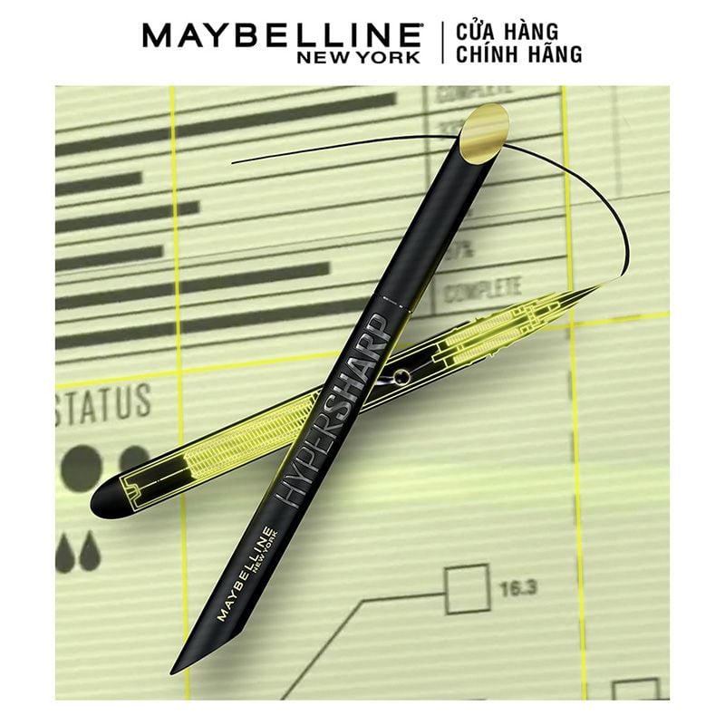 Bút Kẻ Mắt Nước Siêu Sắc Mảnh, Không Lem Trôi Maybelline New York Hyper Sharp Liner Extreme 0.4g