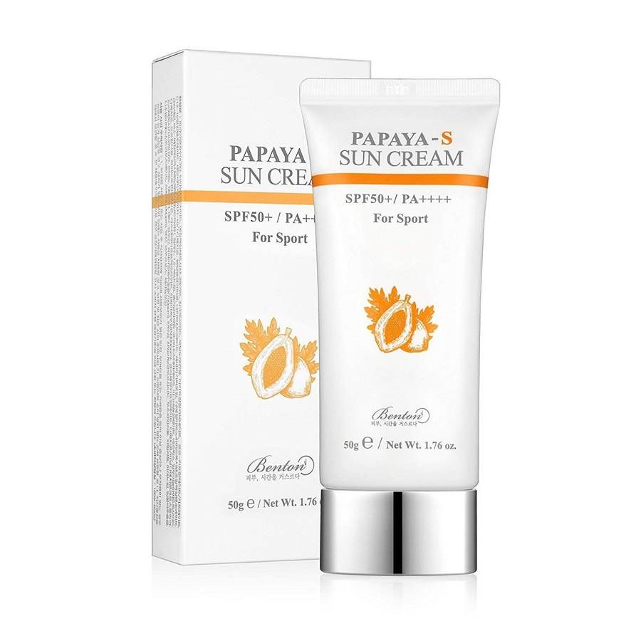 Kem Chống Nắng Dưỡng Ẩm, Làm Sáng Da Chiết Xuất Đu Đủ Benton Papaya-S Sun Cream SPF50/PA++++ 50g