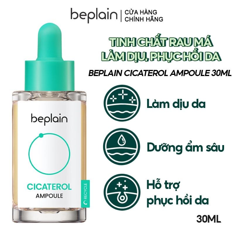 Tinh Chất Beplain Rau Má Làm Dịu, Phục Hồi Da Cicaterol Ampoule 30ml