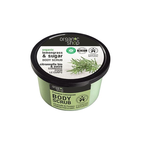 Tẩy Tế Bào Chết Body Organic Shop Dưỡng Da Ẩm Mịn Body Scrub 250ml