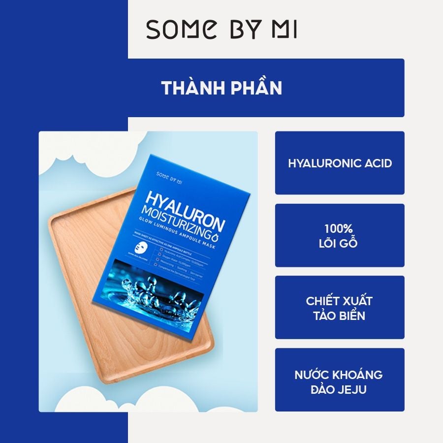 Mặt Nạ Giấy Làm Dịu, Hỗ Trợ Cải Thiện Mụn, Dưỡng Sáng Da Cao Cấp Hàn Quốc Some By Mi Mask Sheet