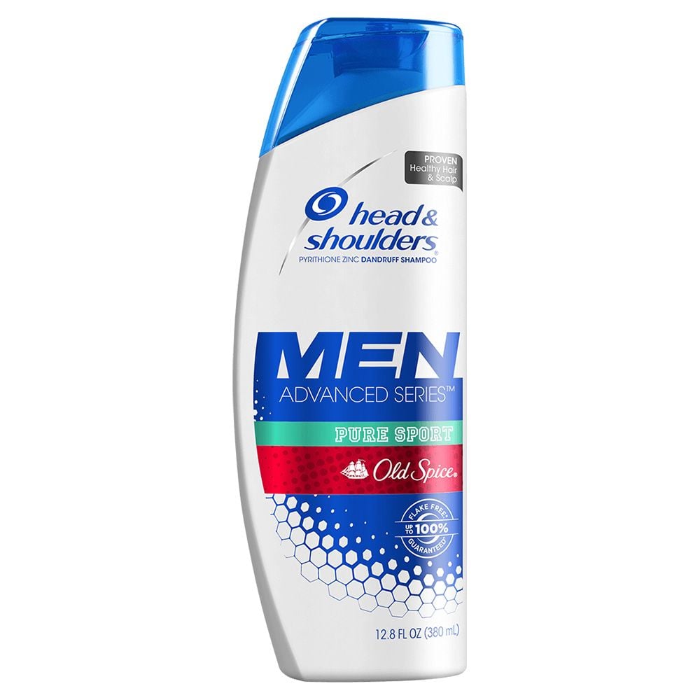 [380ml] Dầu Gội Và Xả Head & Shoulders Men Advanced Series Pure Sport Old Spice 2in1 Pyrithione Zinc Dandruff Shampoo +Conditioner