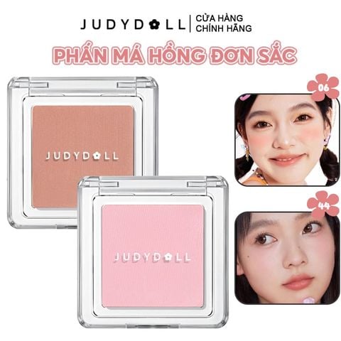  Phấn Má Hồng Đơn Sắc Judydoll Lên Màu Chuẩn Blush Powder 