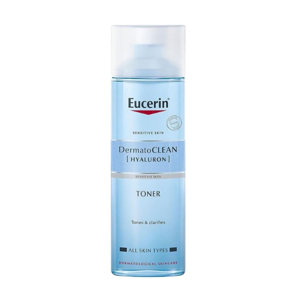 Nước Hoa Hồng Cân Bằng Da Eucerin Sensitive Skin Dermatoclean Hyaluron Toner 200ml