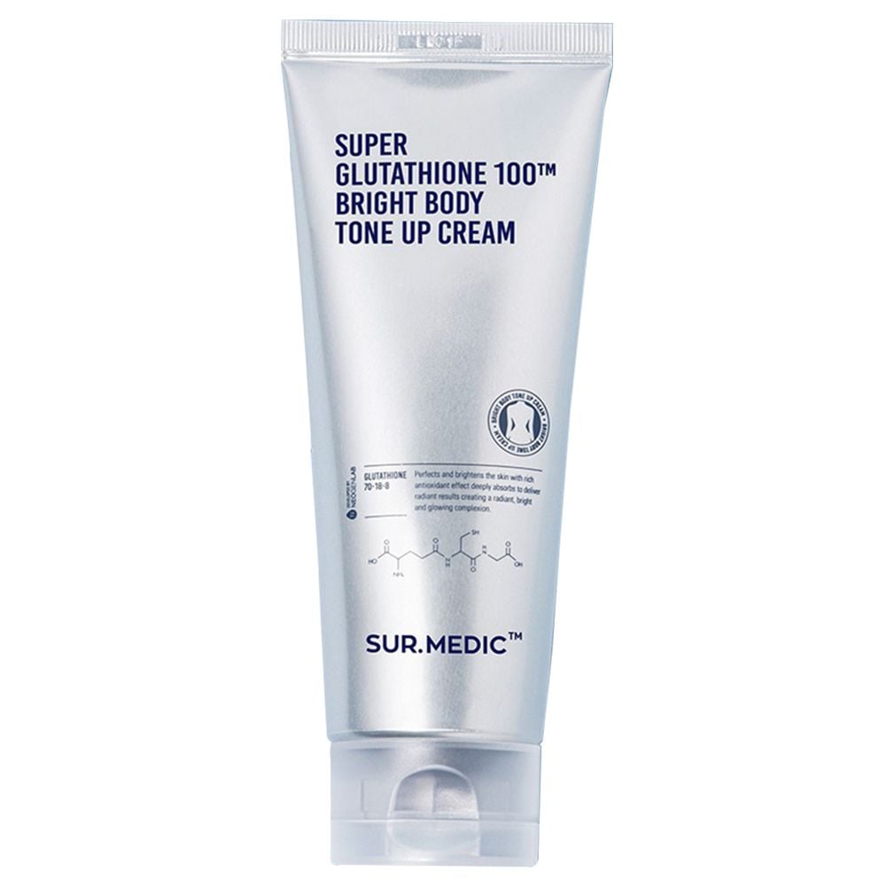 [150ml] Kem Dưỡng Thể Sur.Medic+ Hỗ Trợ Dưỡng Trắng Da Nâng Tông Super Glutathione 100TM Bright Body Tone Up Cream