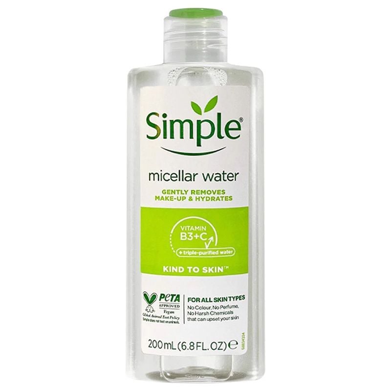 Nước Tẩy Trang Simple Lành Tính Kind To Skin Micellar Cleansing Water 400ml