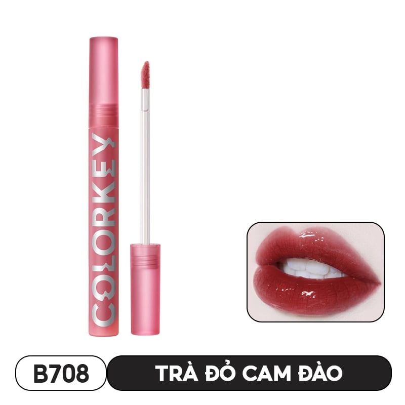 Son Tint Gương Bóng Bền Màu, Lâu Trôi Colorkey Airy Lip Mirror Series 1.7g