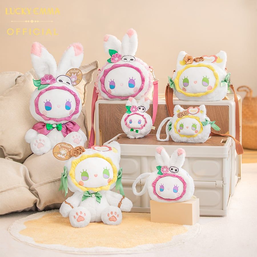 Bộ Sưu Tập Gấu Bông, Móc Khóa, Túi/Ví, Túi Đeo Chéo Lucky Emma Sharmie & Camellia