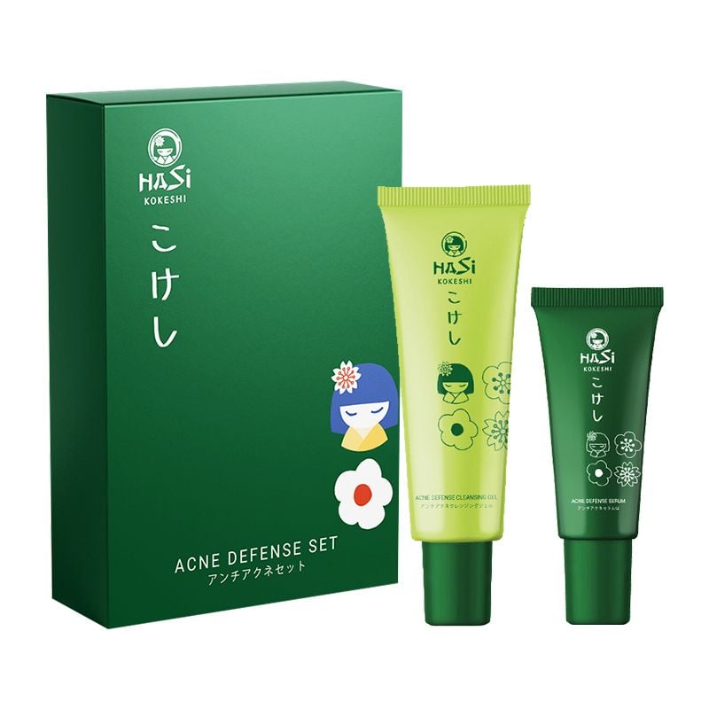 [2 Items] Bộ Sản Phẩm Hỗ Trợ Giảm Mụn Hasi Puredoll Acne Defense Set (date 1/2025)