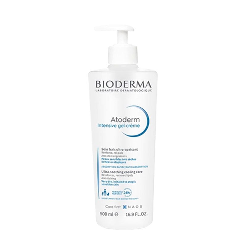 Kem Dưỡng Ẩm Bioderma Làm Dịu Dạng Gel Cho Da Rất Khô Atoderm Intensive Gel-Creme 500ml