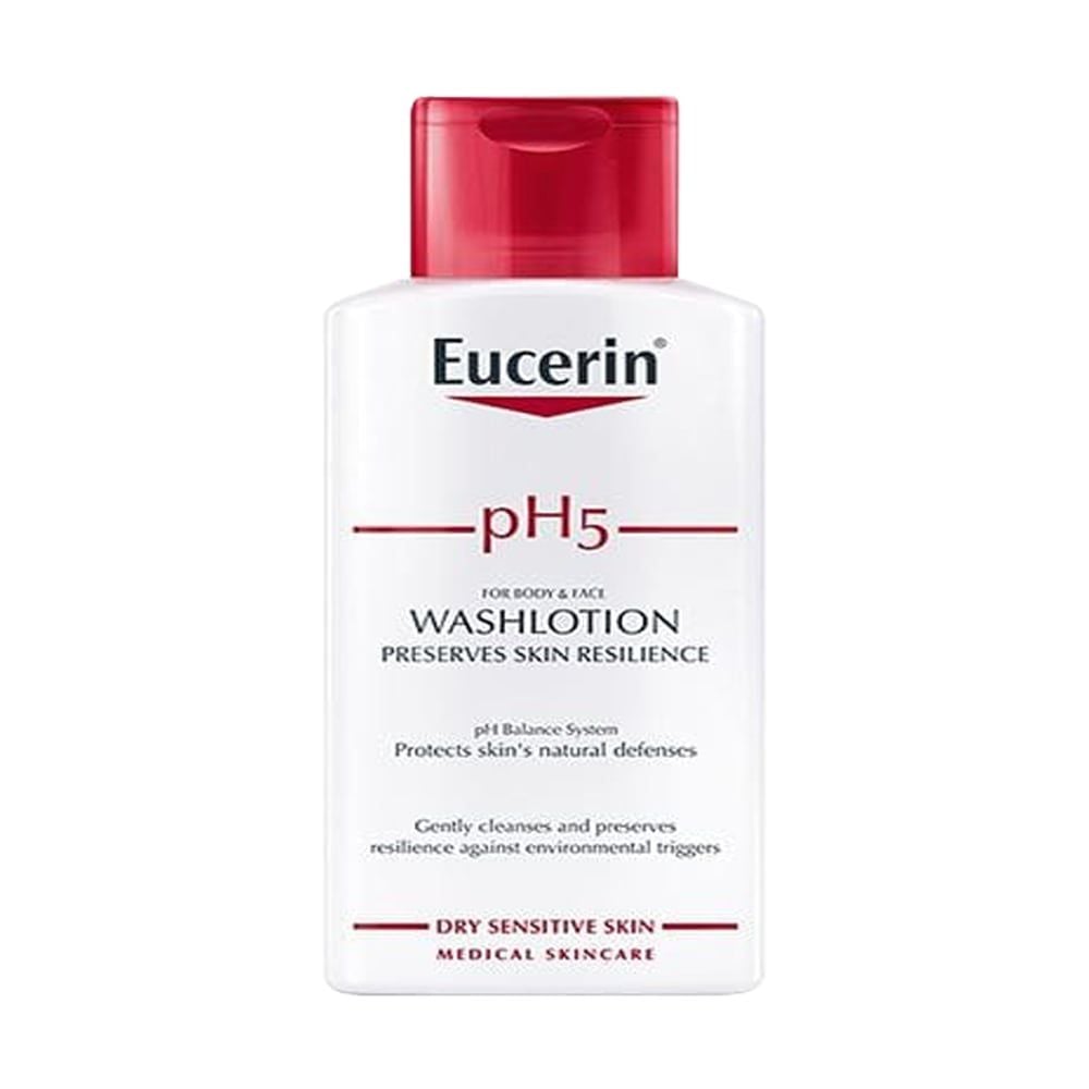 Sữa Tắm Eucerin Làm Sạch Da Mặt Và Toàn Thân Cho Da Nhạy Cảm pH5 WashLotion