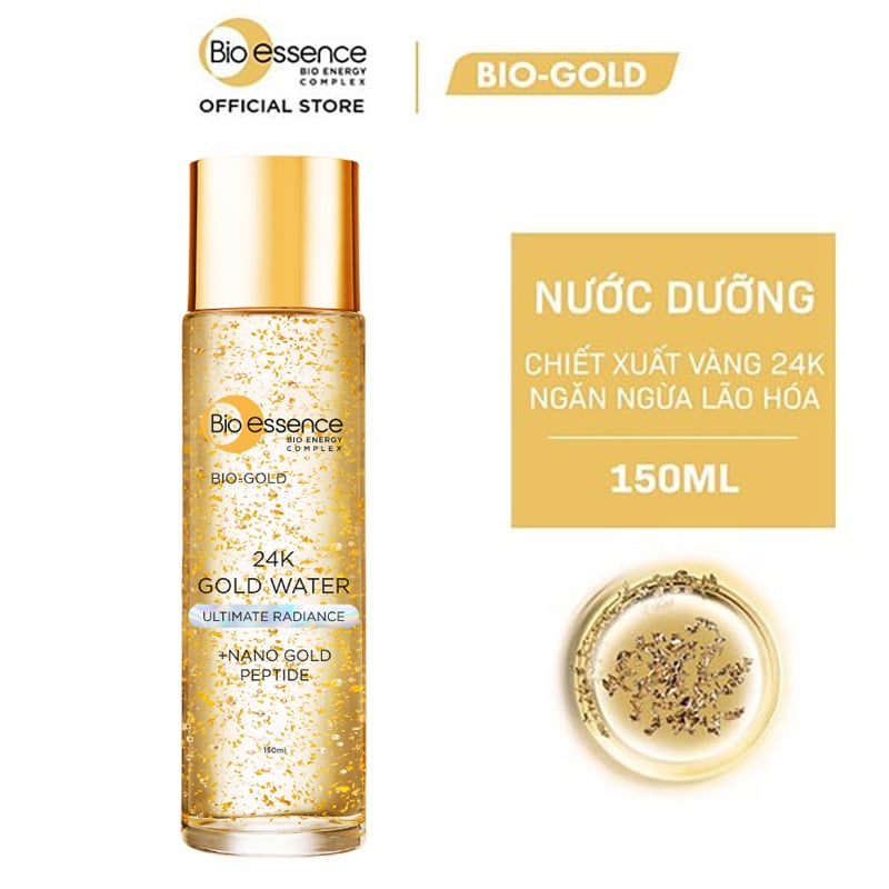 Nước Dưỡng Ngừa Lão Hóa Tinh Chất Vàng Bio-essence Bio-Gold Gold Water 150ml