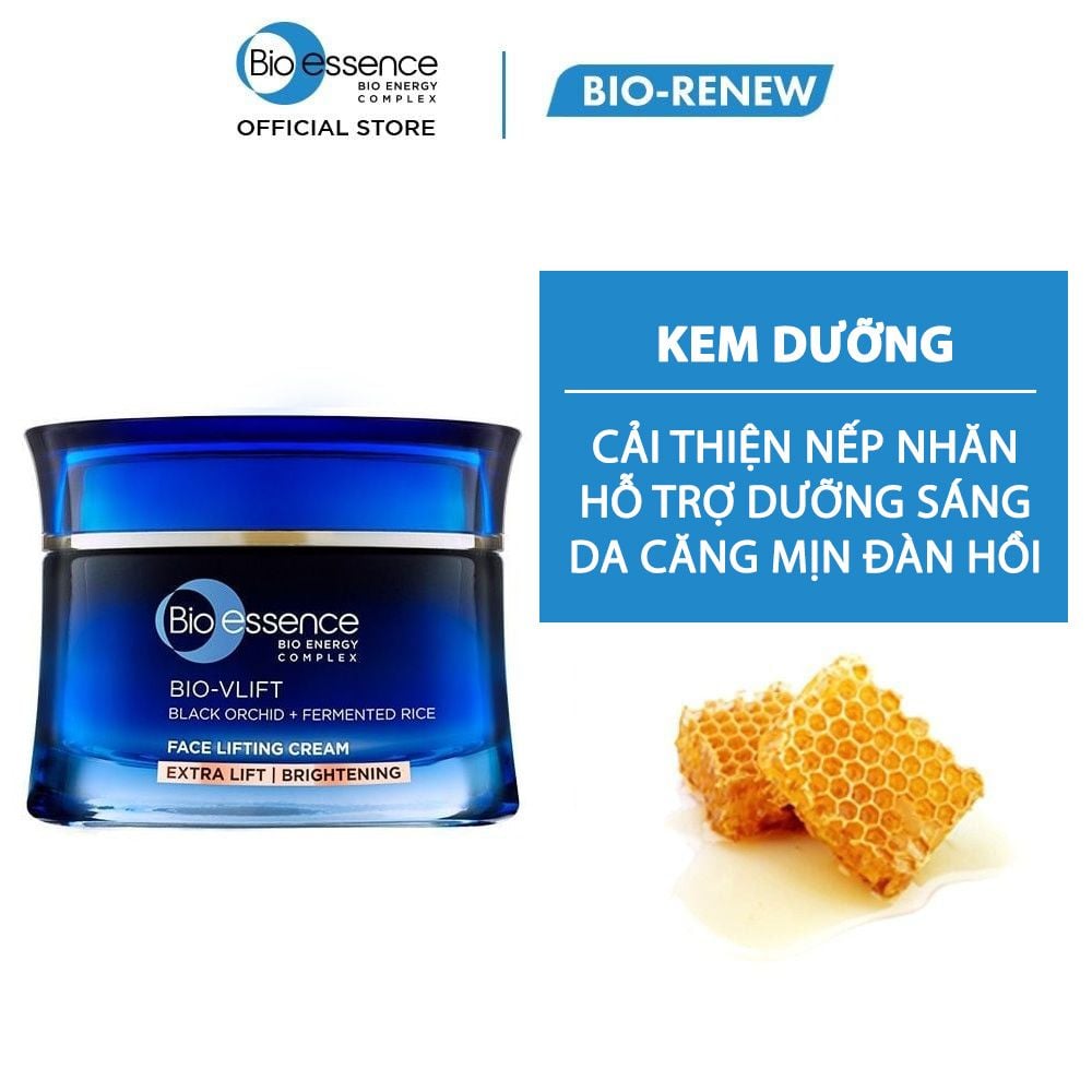 Kem Dưỡng Bio-essence Nâng Cơ Giúp Da Đàn Hồi Căng Mịn Bio-Vlift Face Lifting Cream 45g