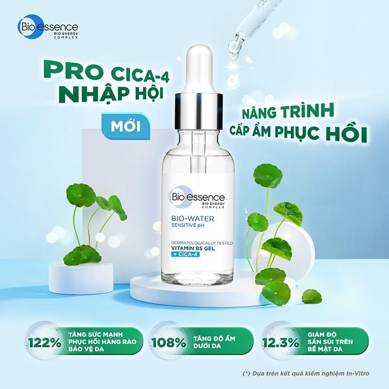 Serum Bio-essence Tinh Chất Dưỡng Ẩm, Phục Hồi Làn Da Bio-essence Bio-Water Vitamin B5 Gel 30ml